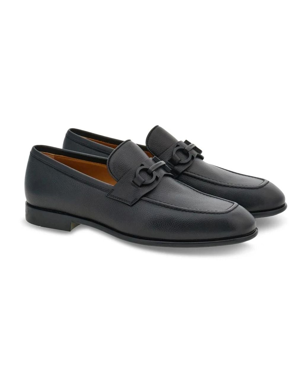 Ferragamo Black Loafers