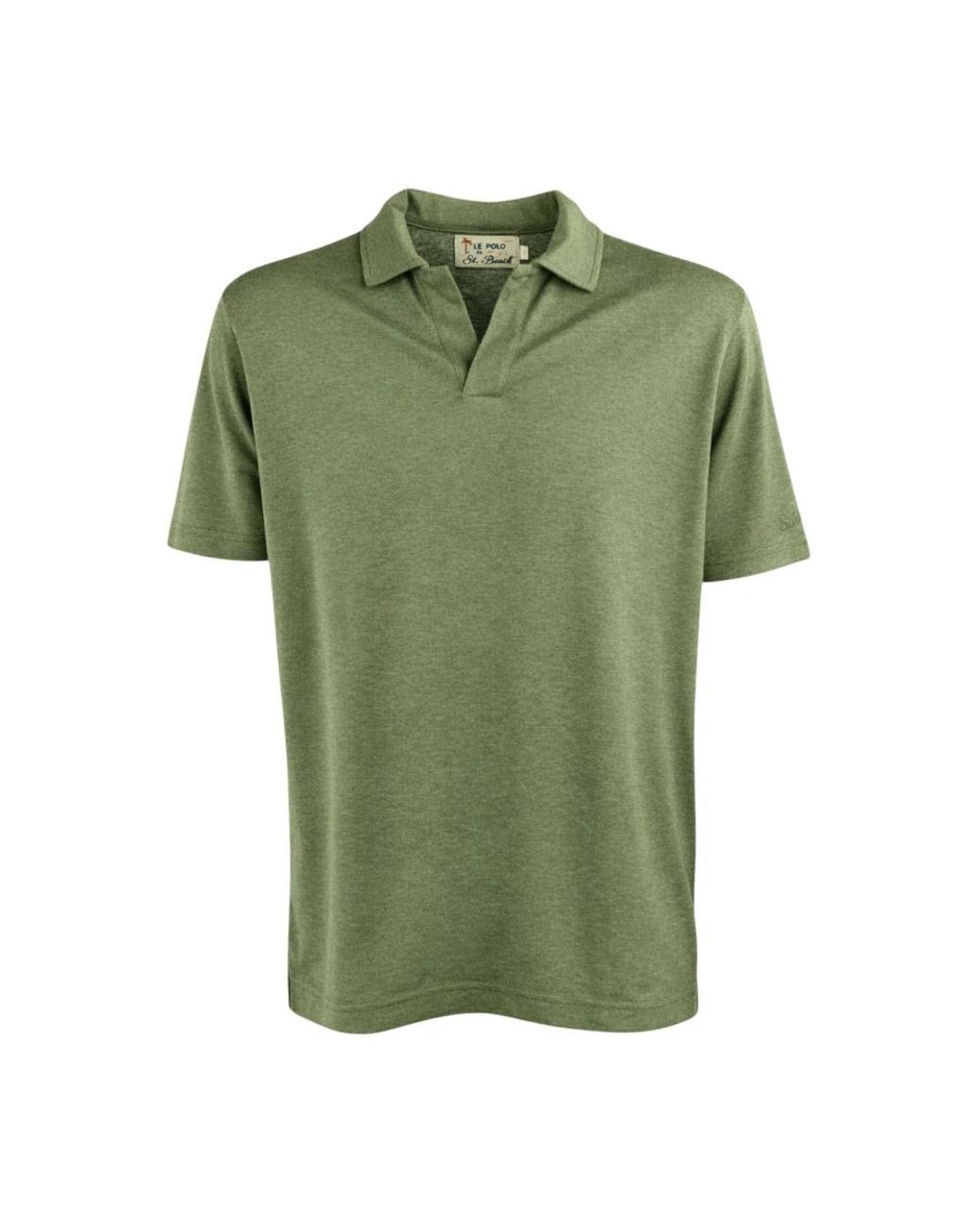 Mc2 Saint Barth Fraser Polo in het Green voor heren
