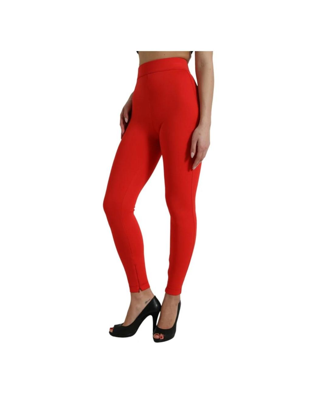 Dolce & Gabbana Red Leggings