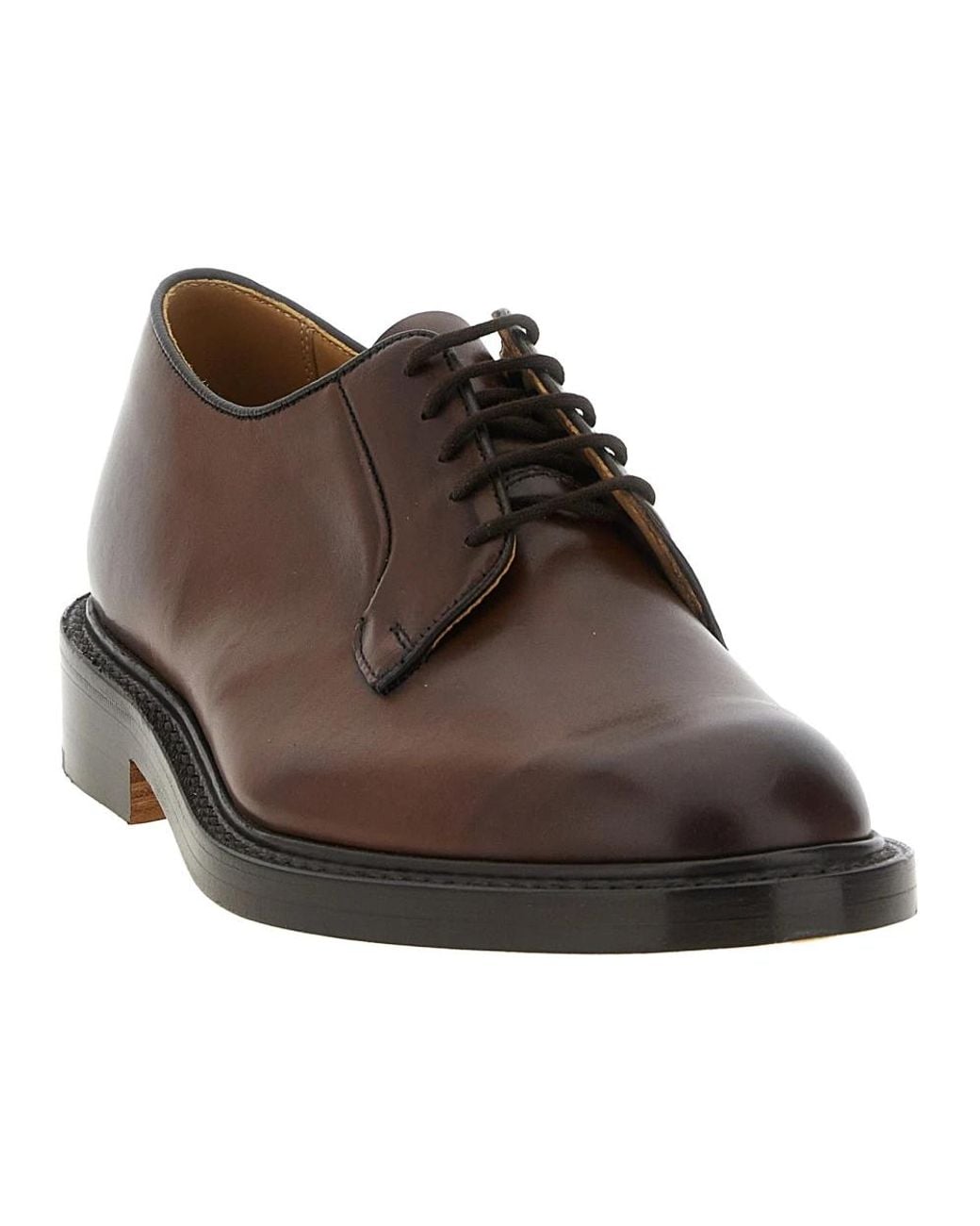 Tricker's Brown Laced Shoes for men