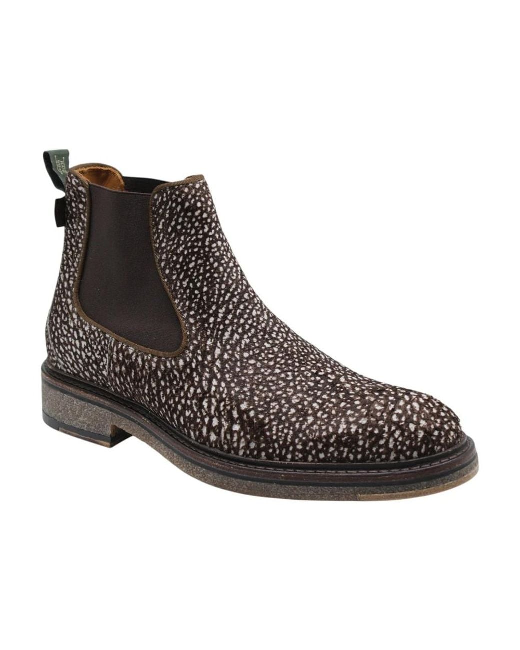 Floris Van Bommel Brown Chelsea Boots for men