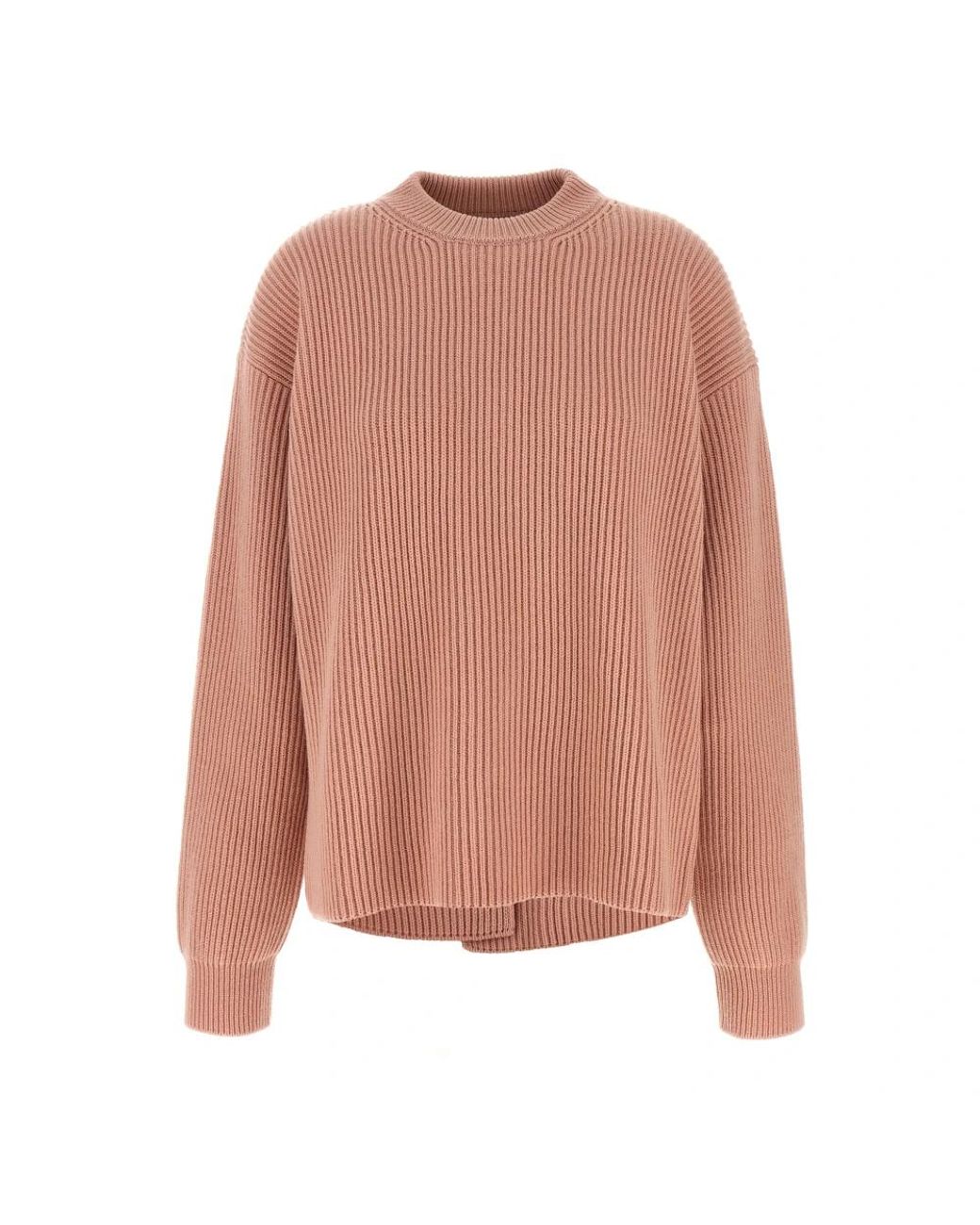 Jil Sander Pink Round-Neck Knitwear