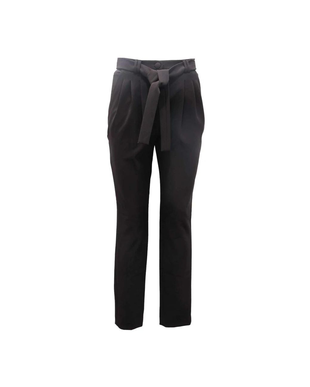 Jijil Black Straight Trousers