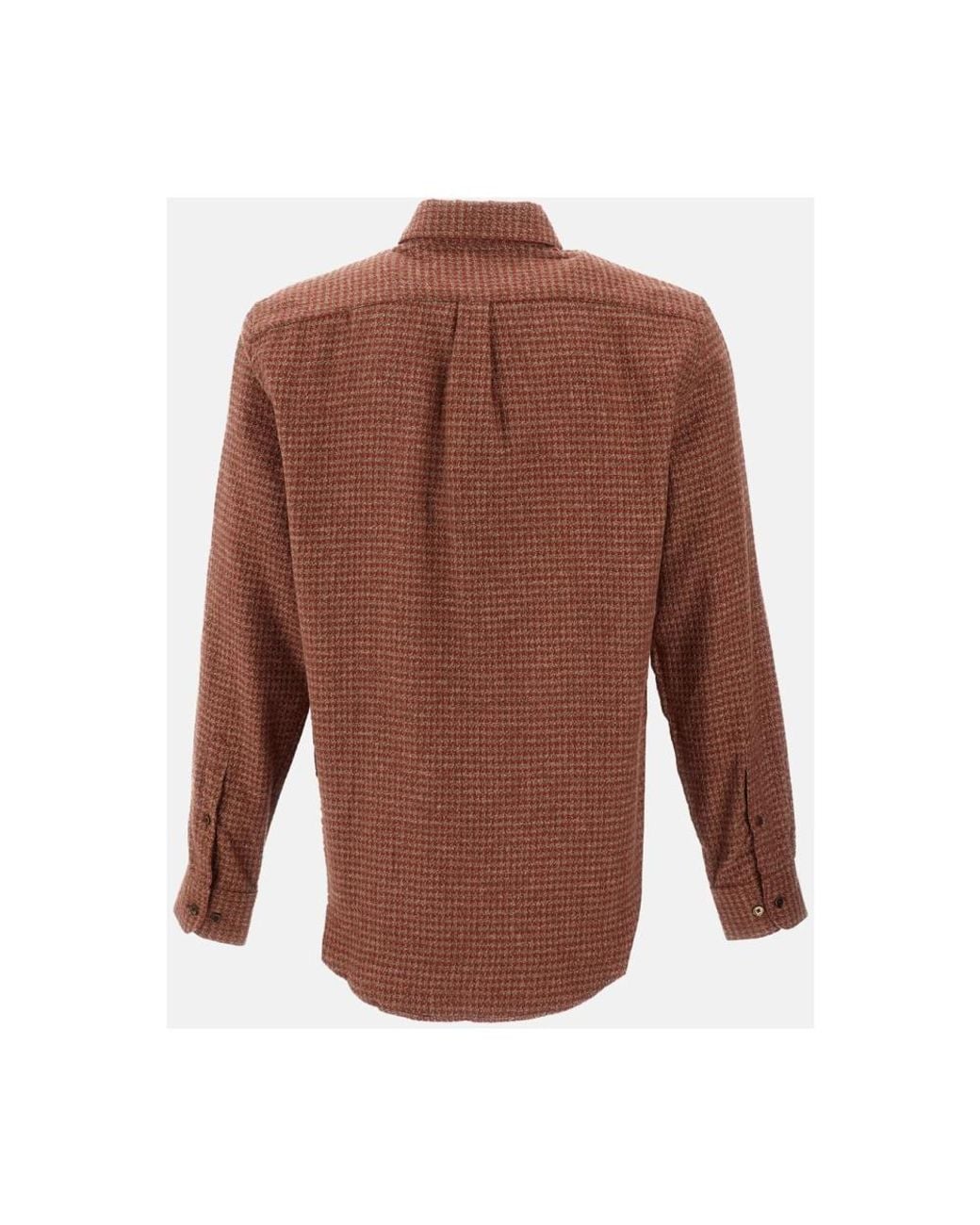 Portuguese Flannel Brown Casual Shirts for men