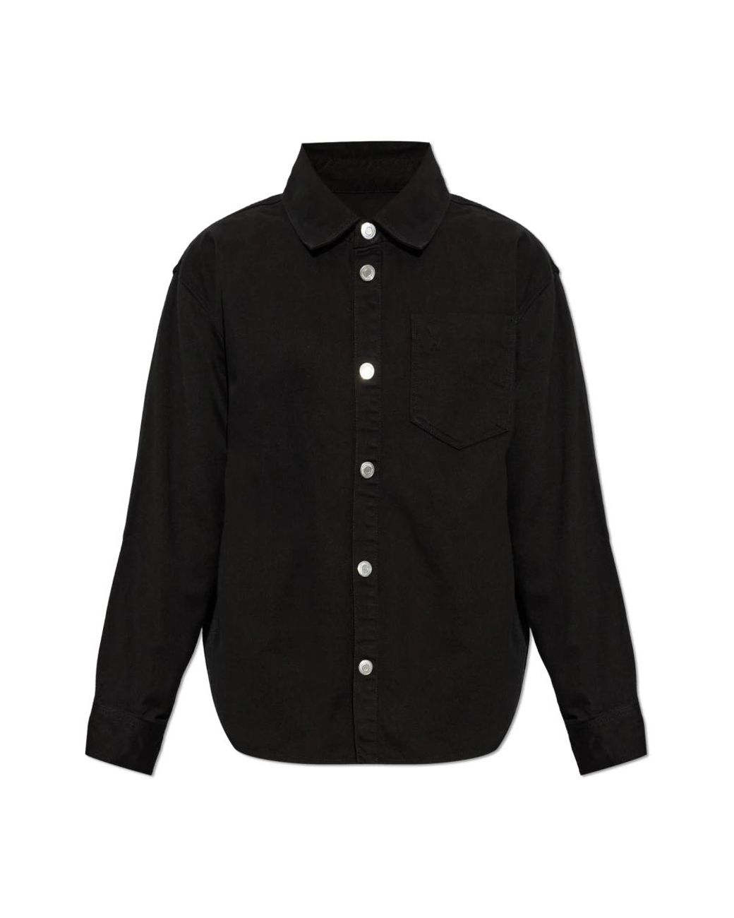 AMI Black Denim Shirts for men