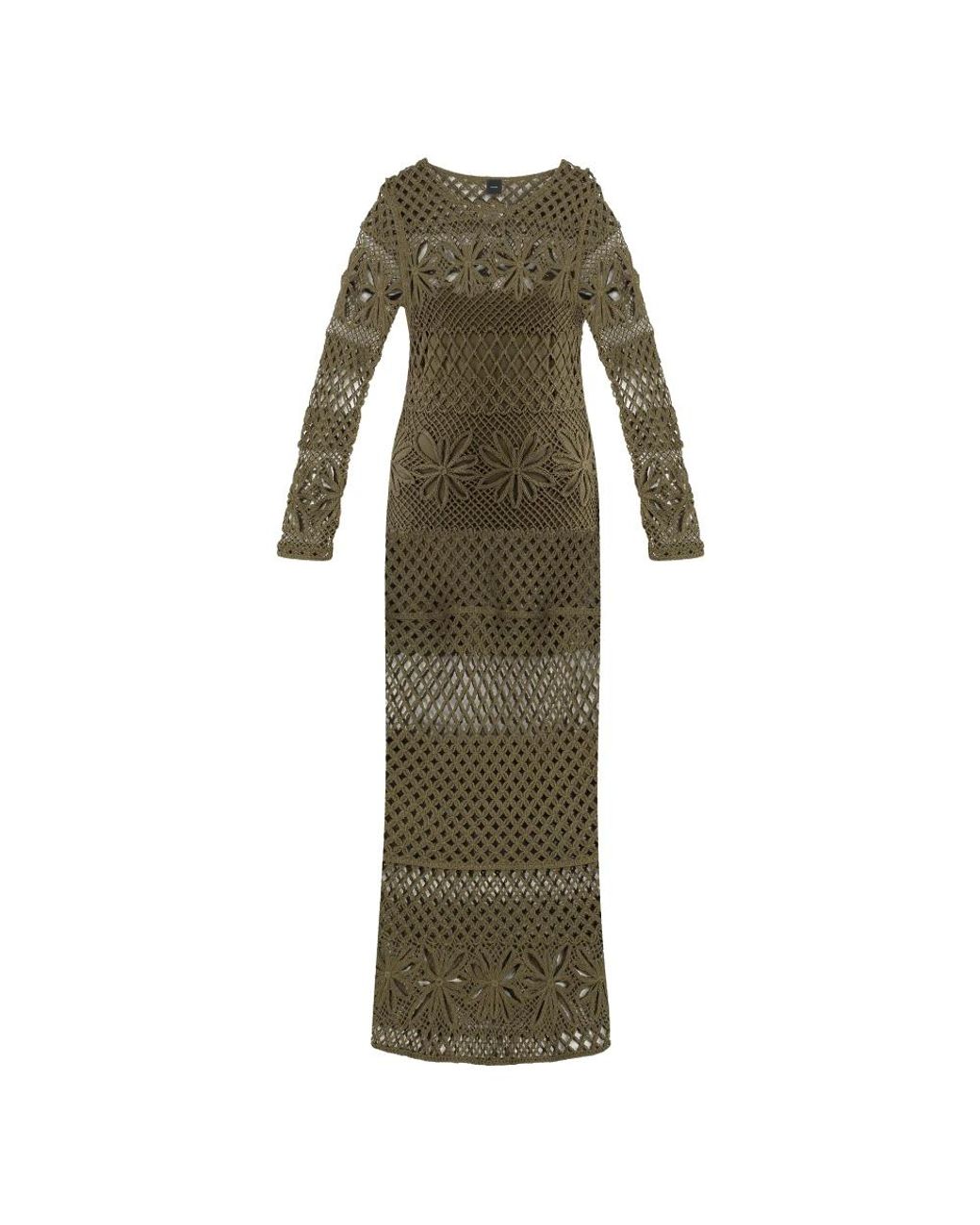 Pinko Green Knitted Dresses
