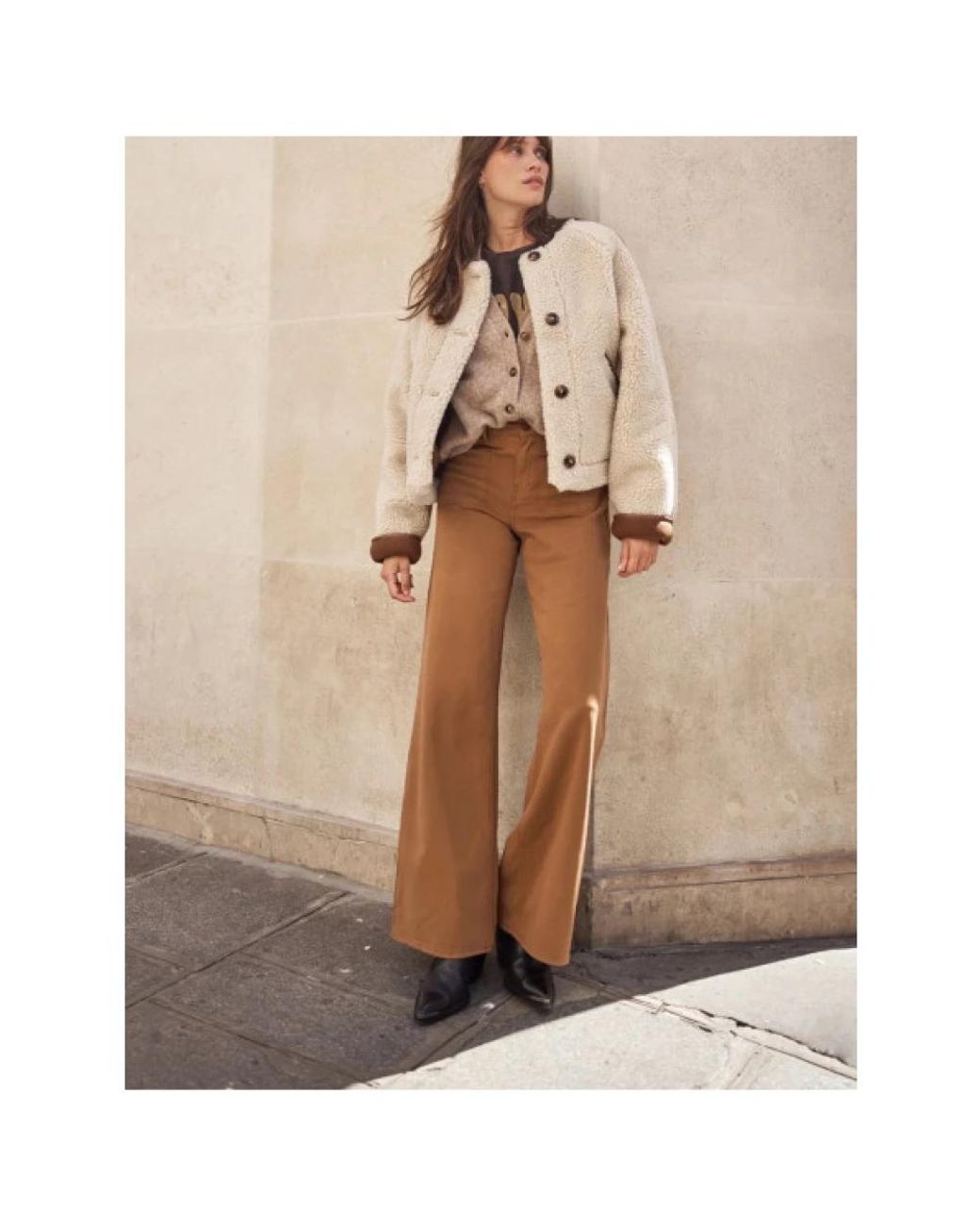 Five Jeans Brown Wide Trousers