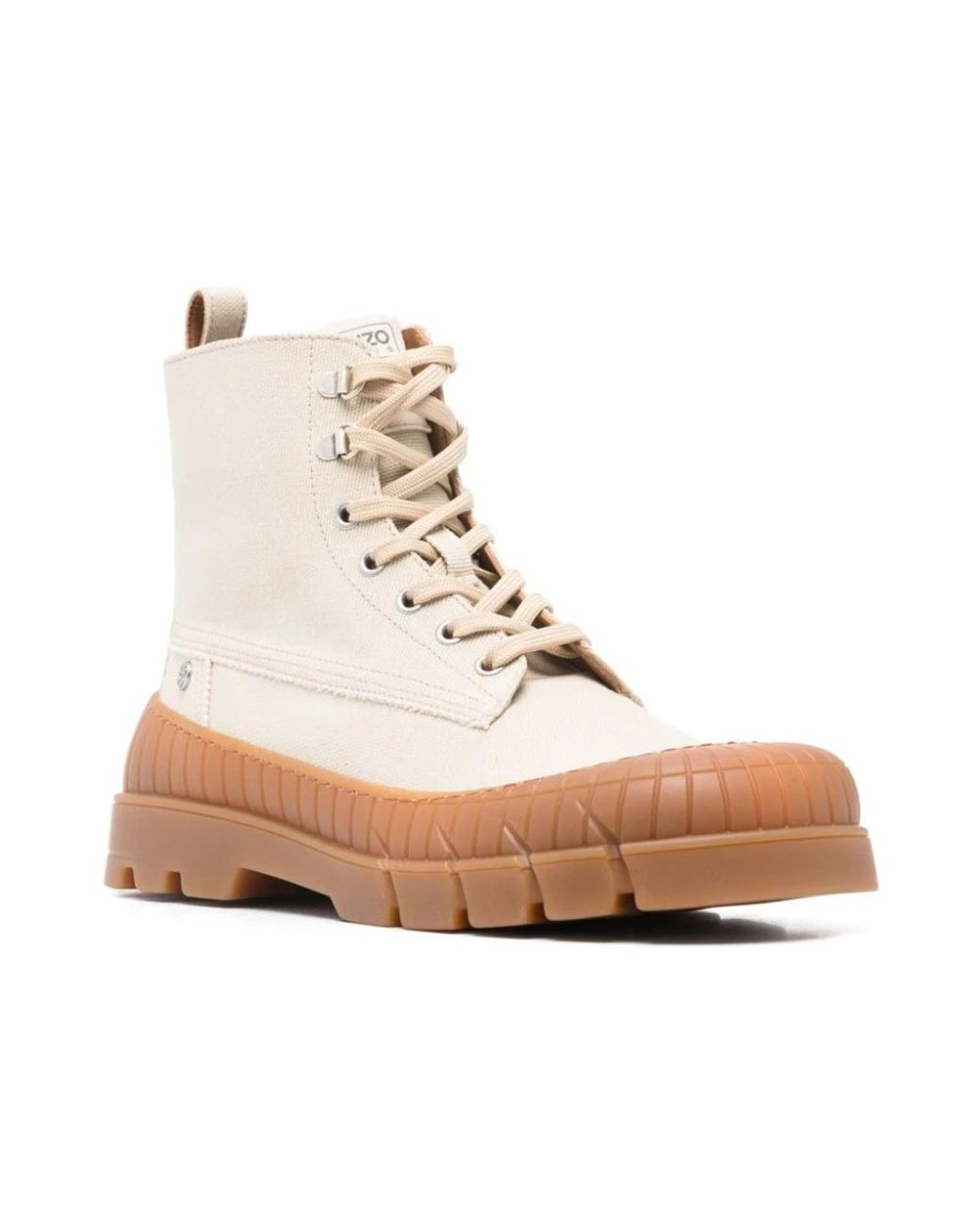 KENZO Natural Lace-Up Boots for men