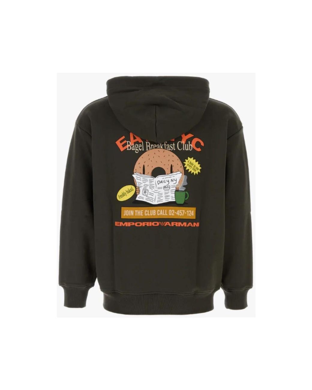Emporio Armani Green Hoodies for men
