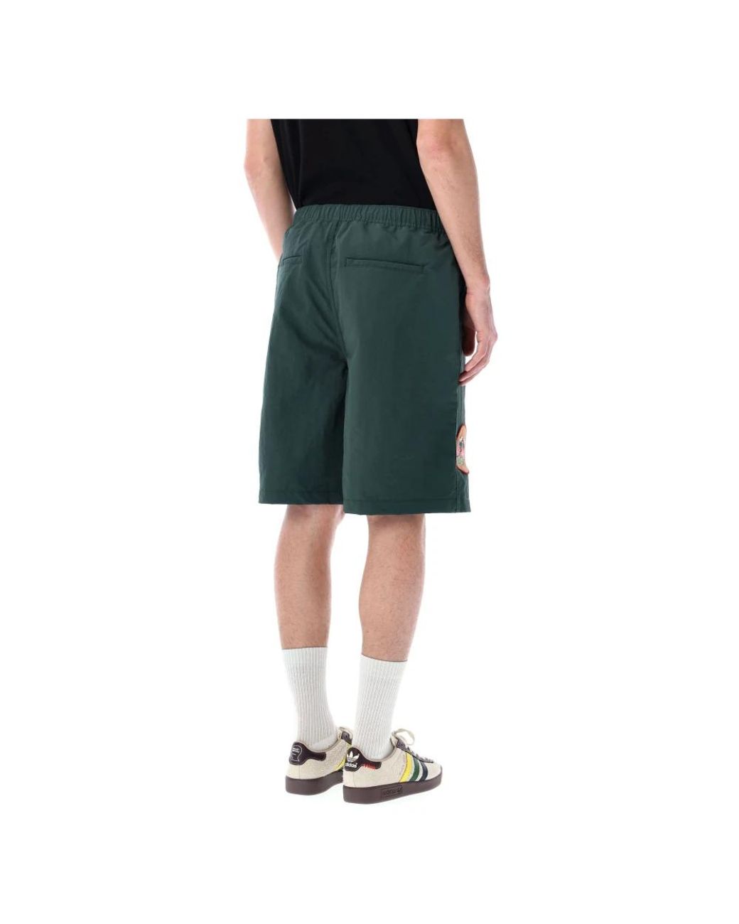 Brain Dead Green Casual Shorts for men