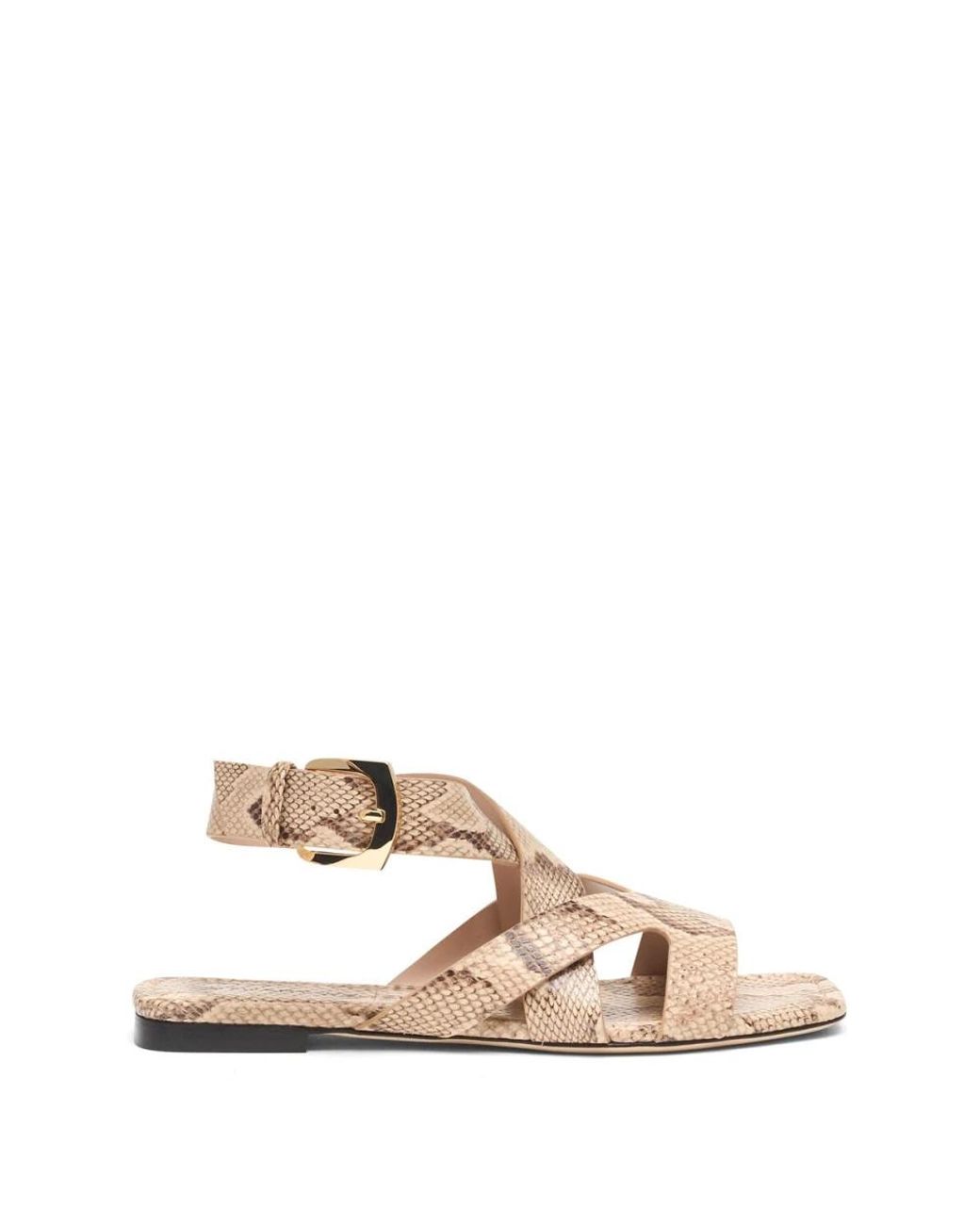 Flat Sandals Stuart Weitzman de color Natural