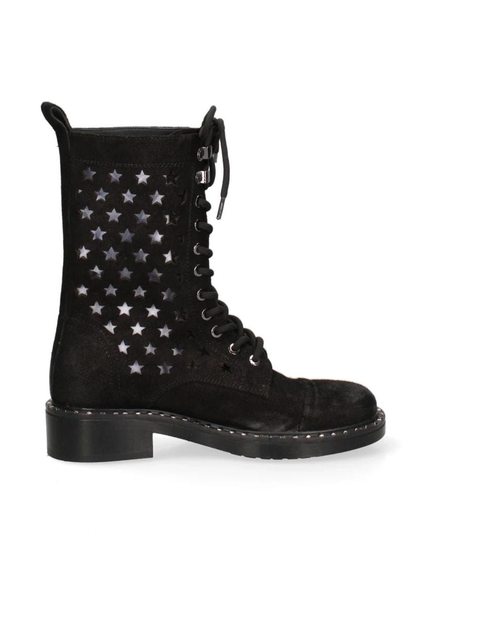 Marc Ellis Black Lace-Up Boots