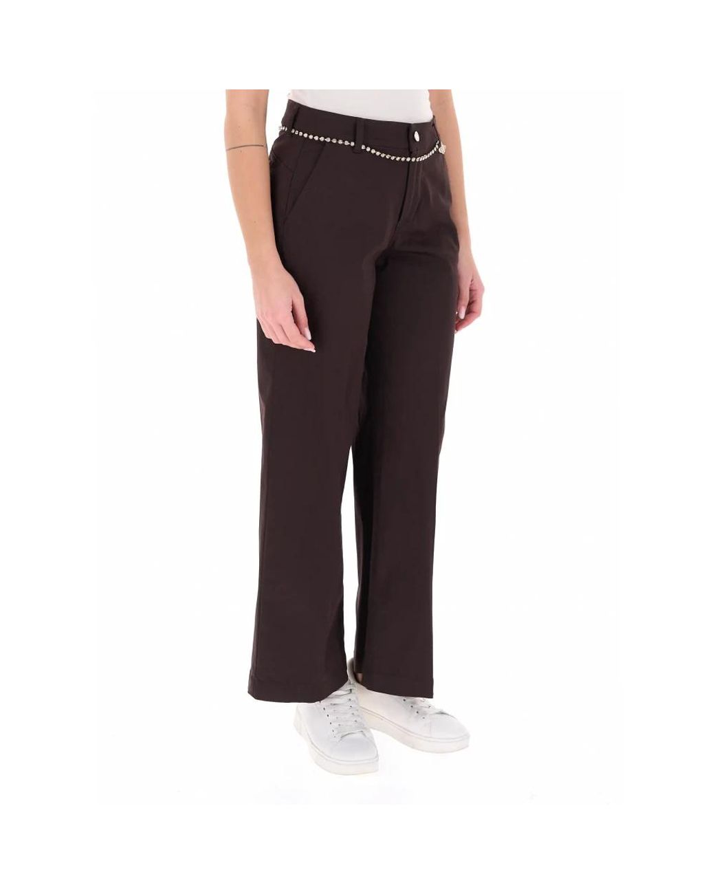 Liu Jo Red Wide Trousers
