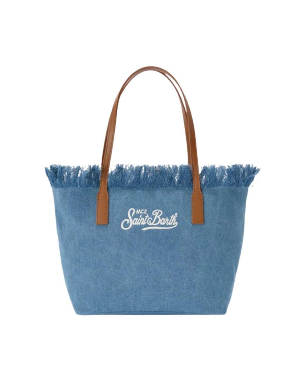 Mc2 Saint Barth Blue Shopping Bags