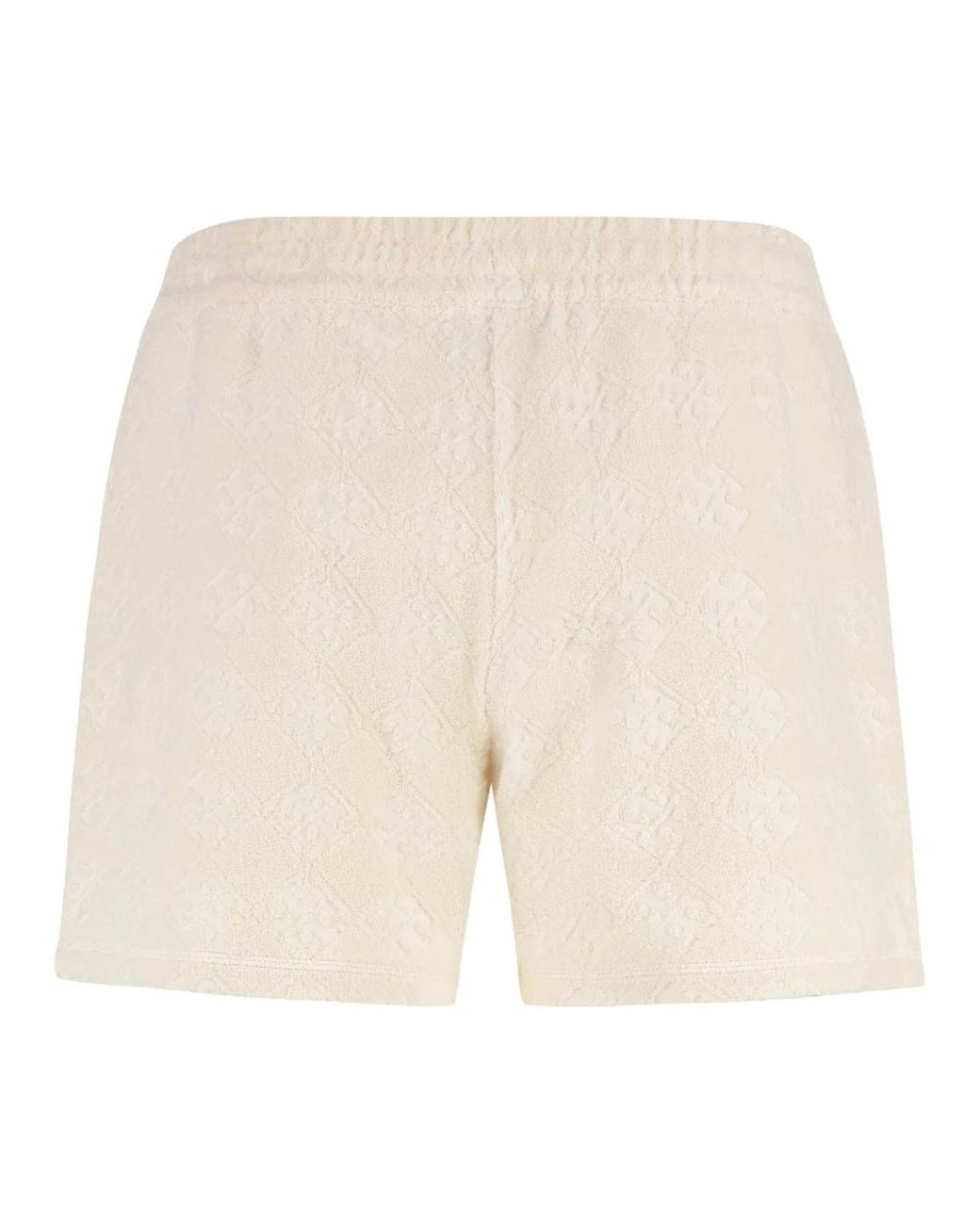 Tory Burch Natural Short Shorts