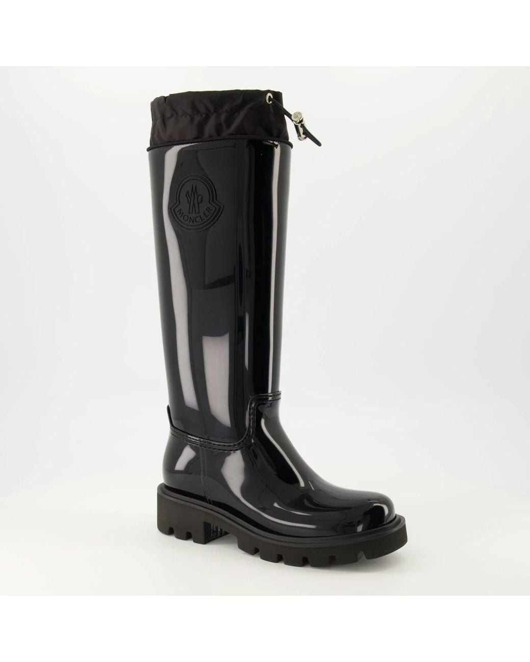 Moncler Black Rain Boots