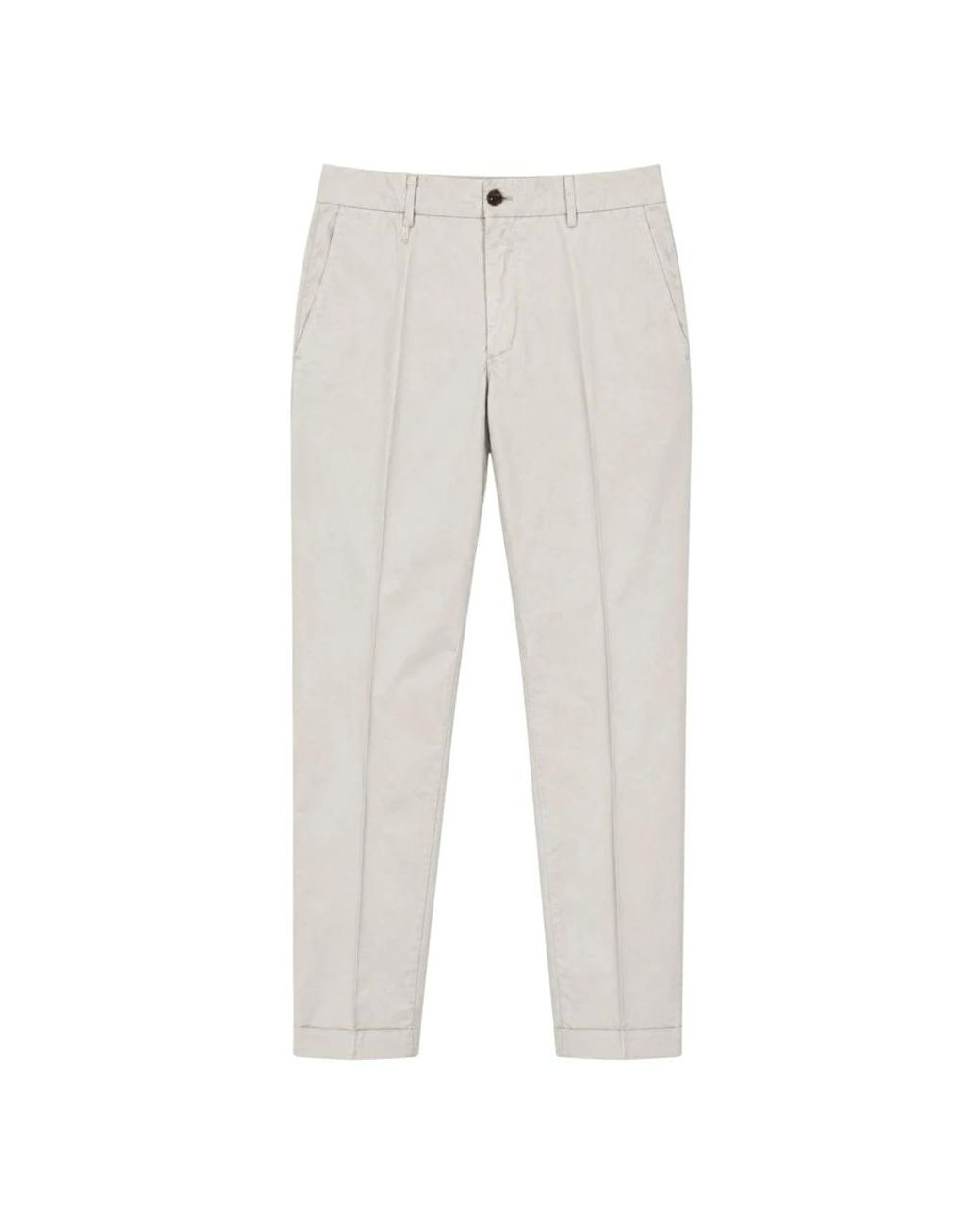 BRIGLIA Gray Chinos for men
