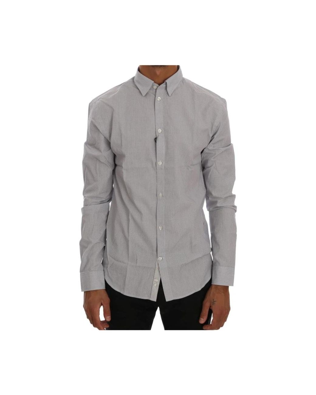 Frankie Morello Gray Casual Shirts for men
