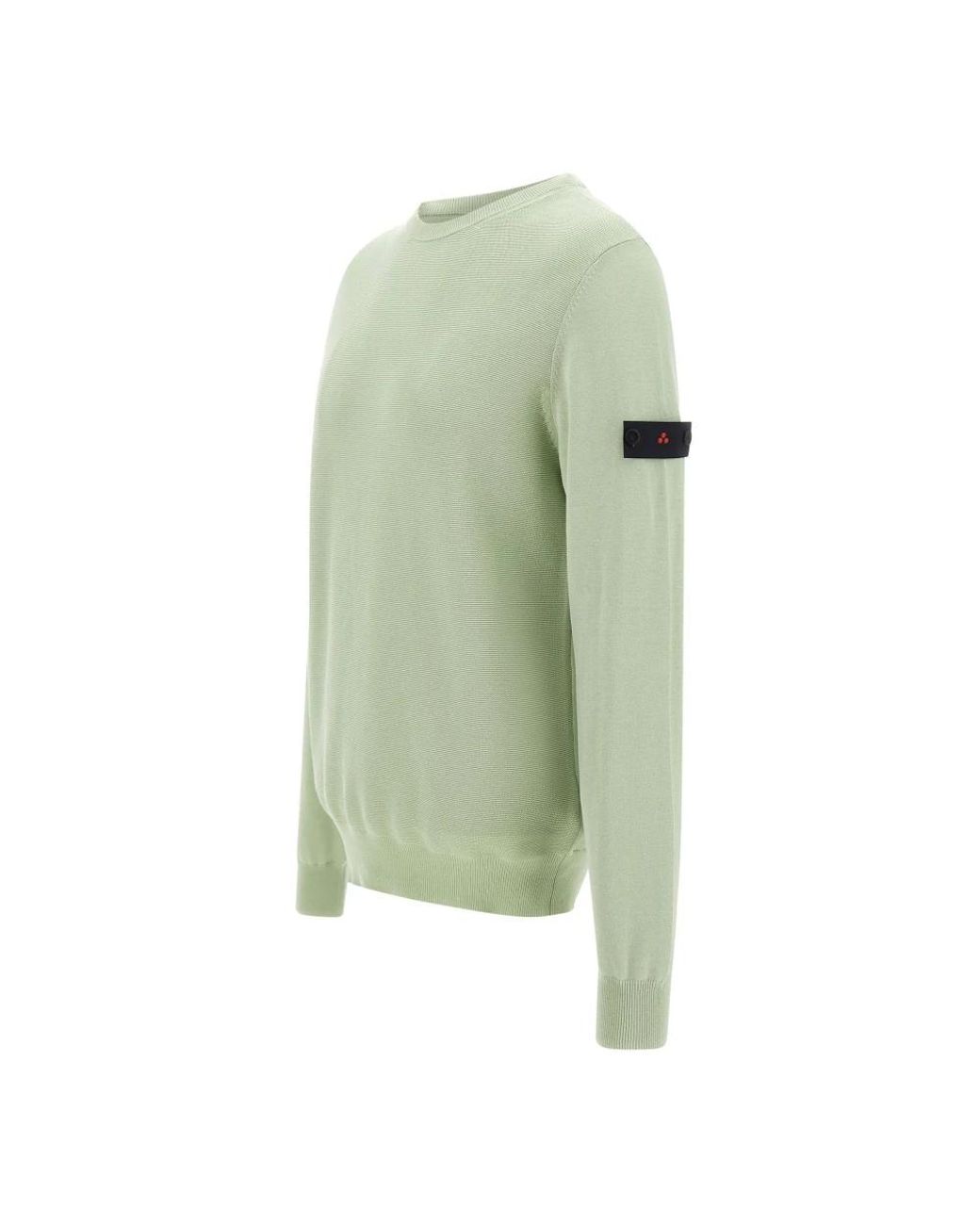 Peuterey Green Round-Neck Knitwear for men