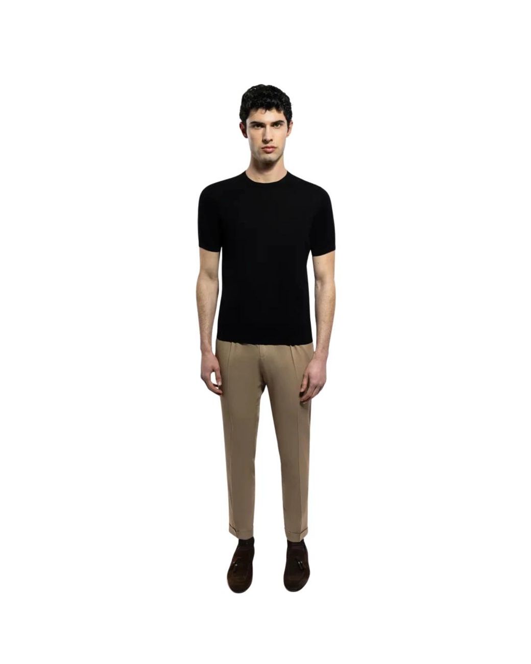 Drumohr Black T-Shirts for men