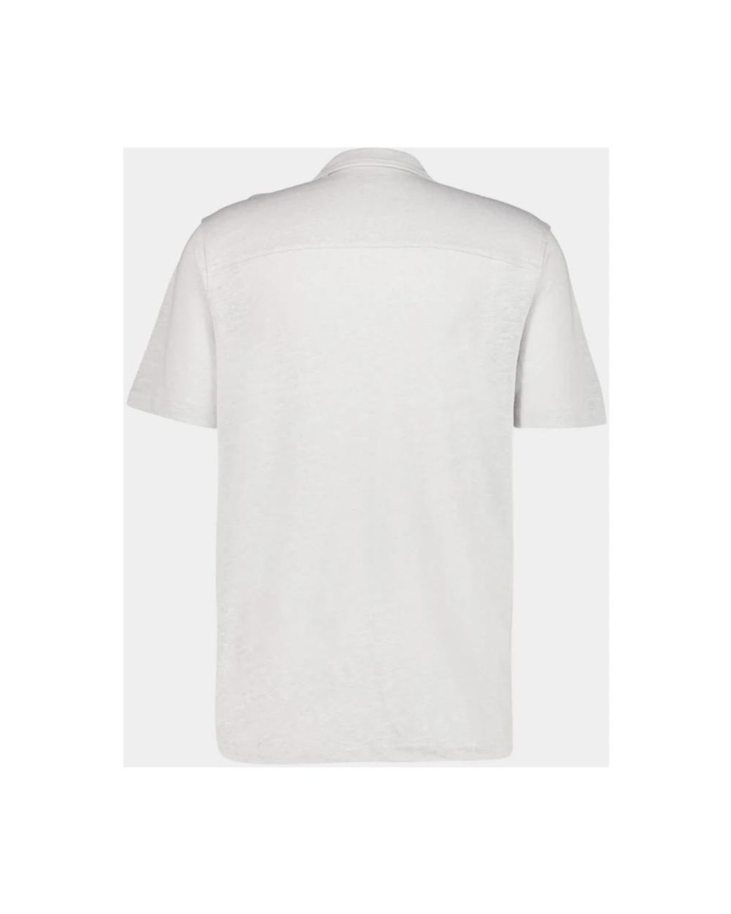 Majestic Filatures White Short Sleeve Shirts for men