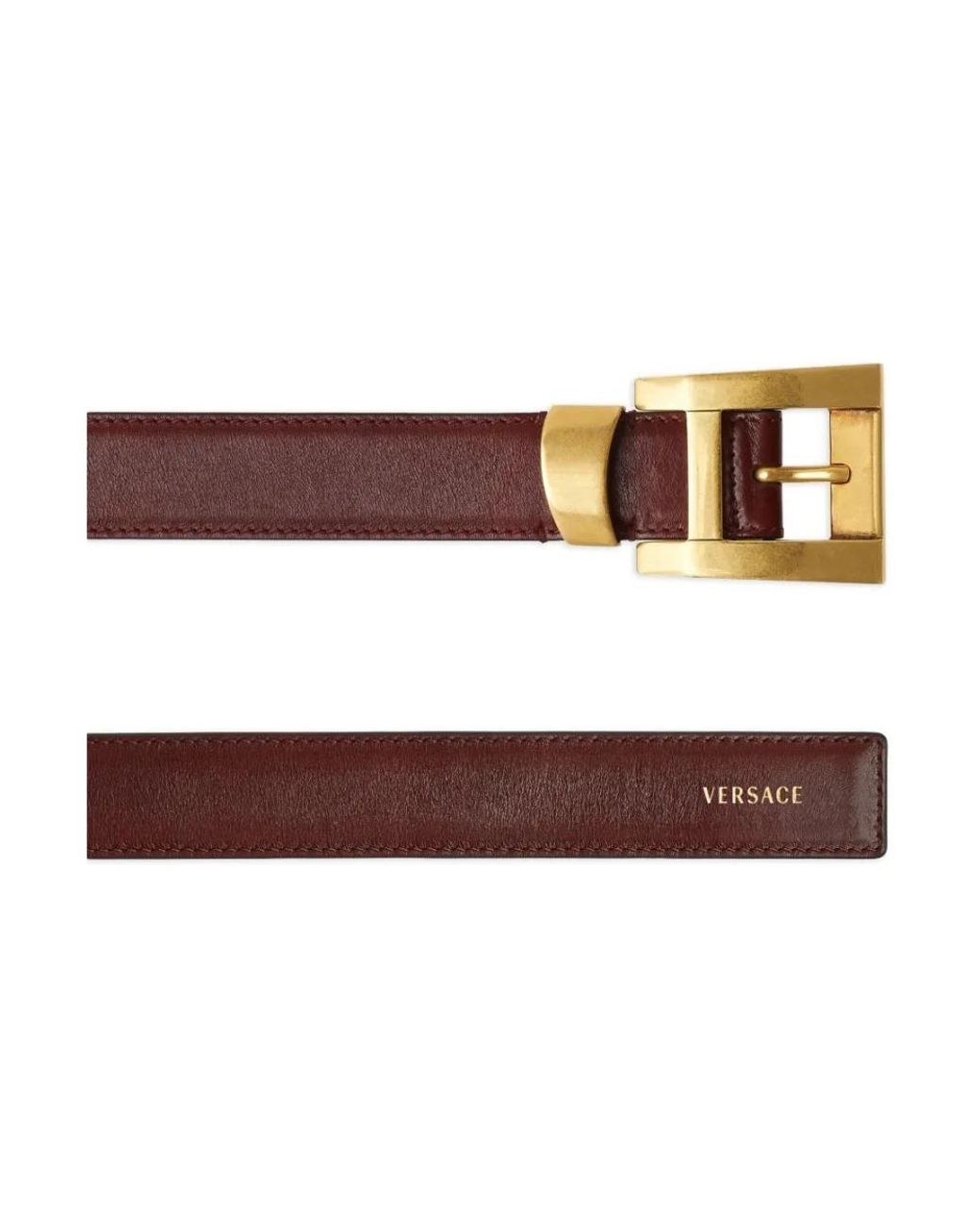 Belts Versace de color Metallic