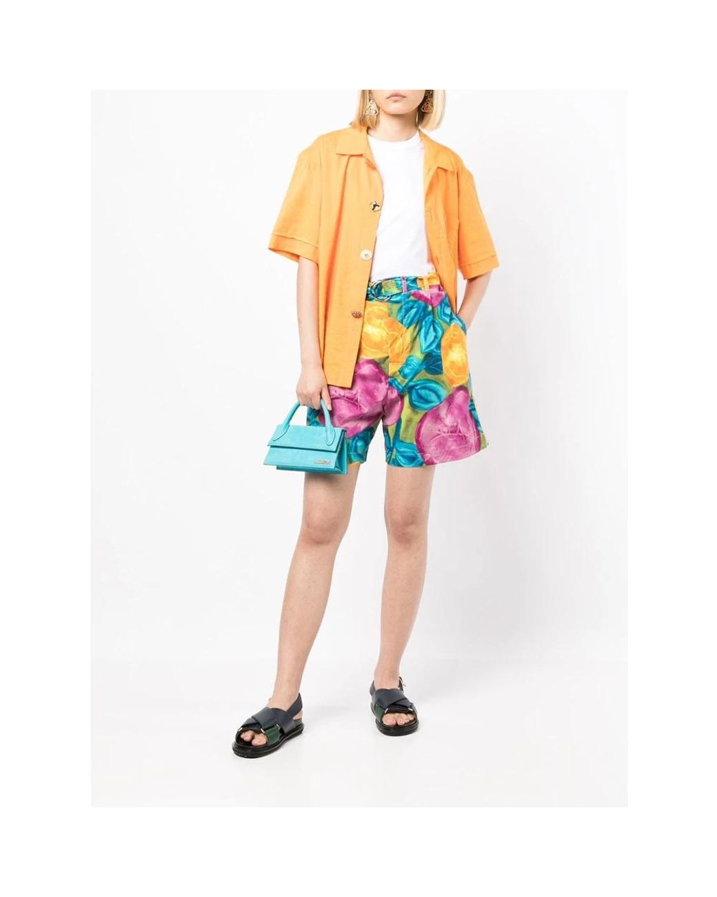 Marni Blue Casual Shorts
