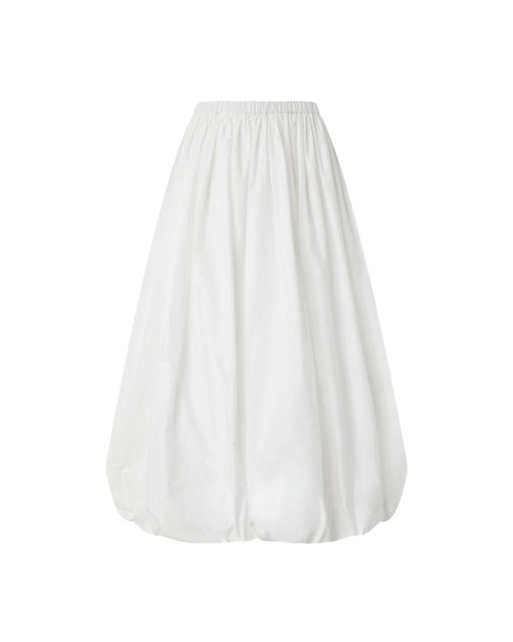 Pinko Rokken ,Wit ,Witte Elastische Taille Rok in het White