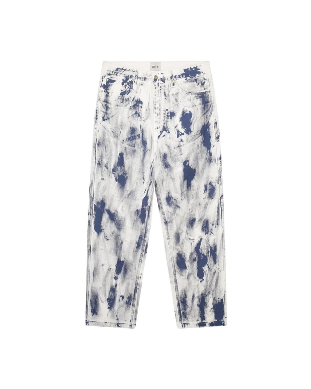 Arte' Blue Straight Jeans for men