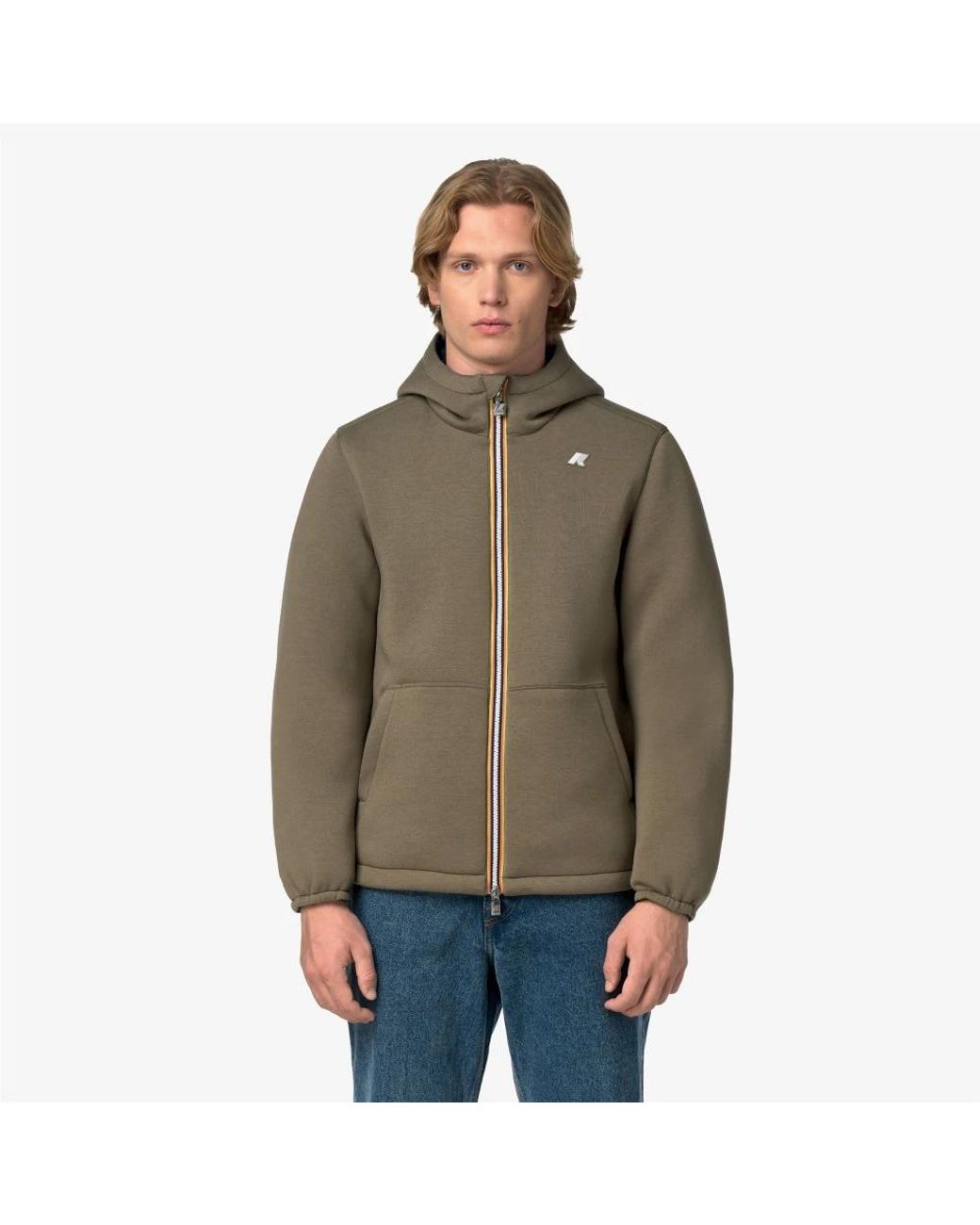 Light Jackets K-Way de hombre de color Green