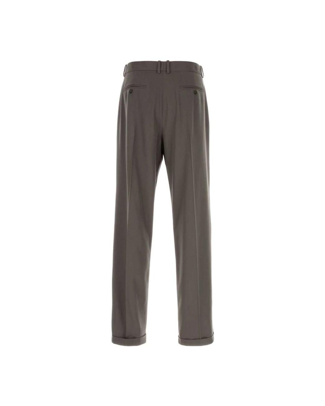 The Row Gray Straight Trousers for men