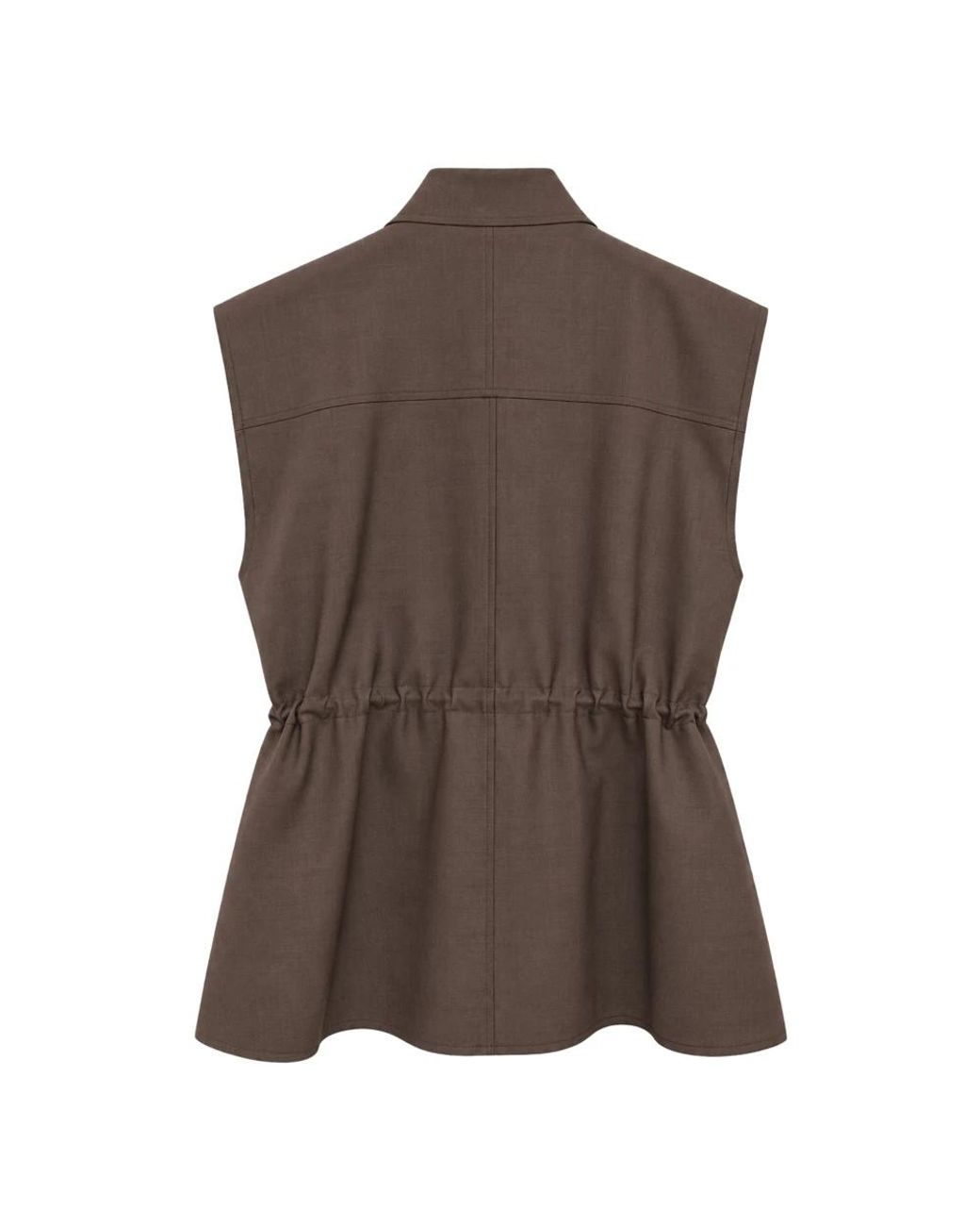 Vests di MEIMEIJ in Brown