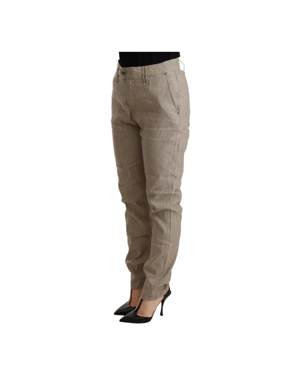Slim-Fit Trousers CYCLE de color Gray