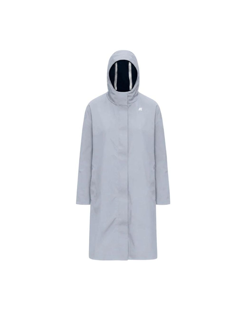 K-Way Jassen ,Grijs ,Polyester Stephale Bonded Jacket in het Blue