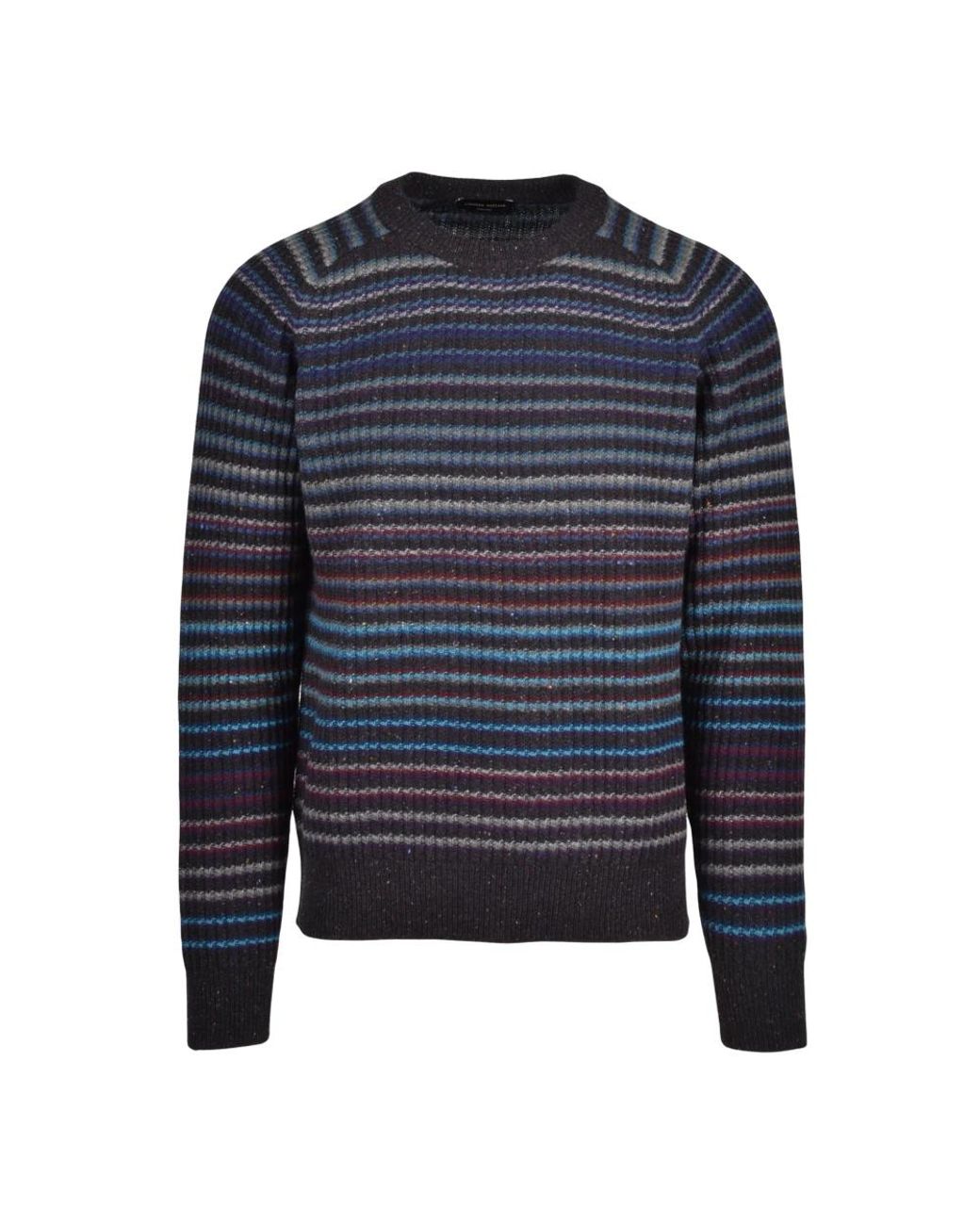 Roberto Collina Blue Round-Neck Knitwear for men