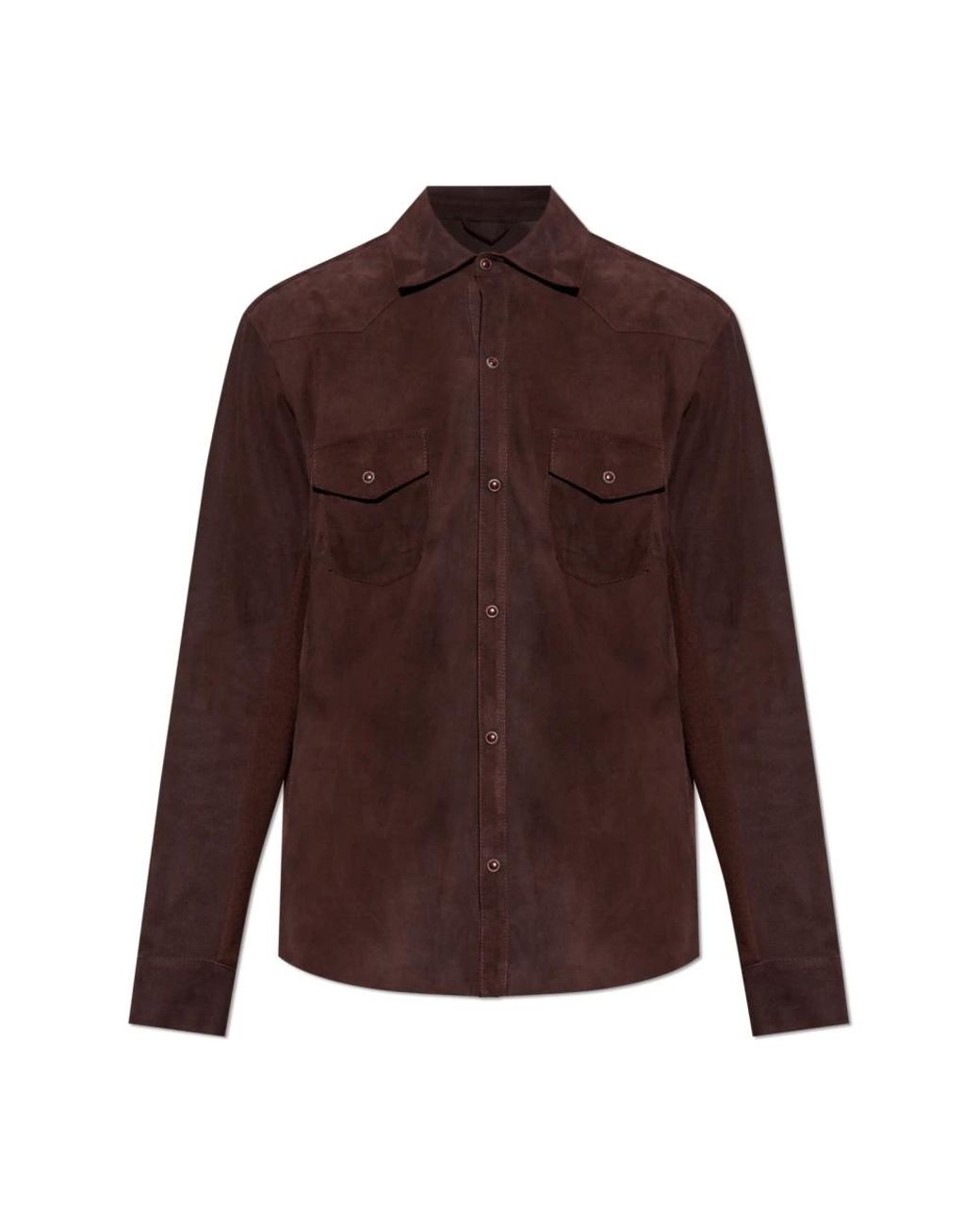Leather Jackets di Eleventy in Purple da Uomo