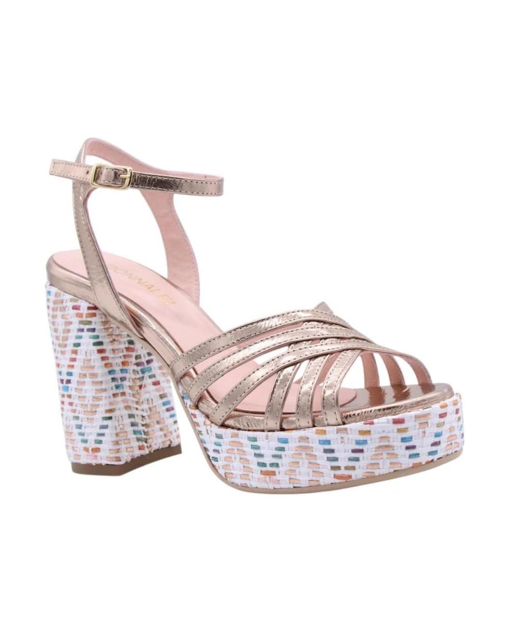 DONNA LEI Pink High Heel Sandals