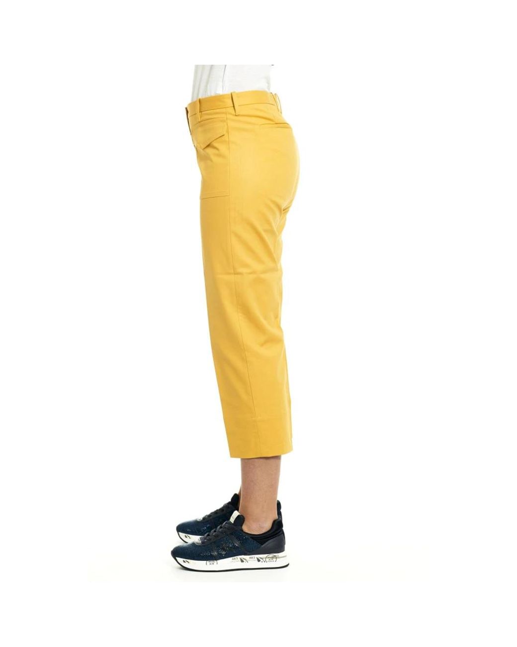 Nine:inthe:morning Yellow Cropped Trousers