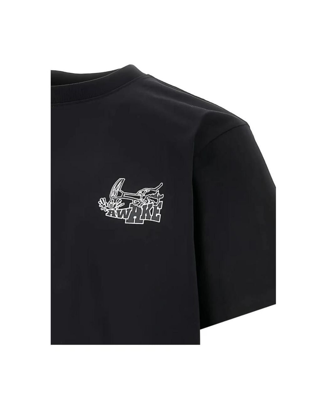 AWAKE NY Hammer Tee in het Black voor heren