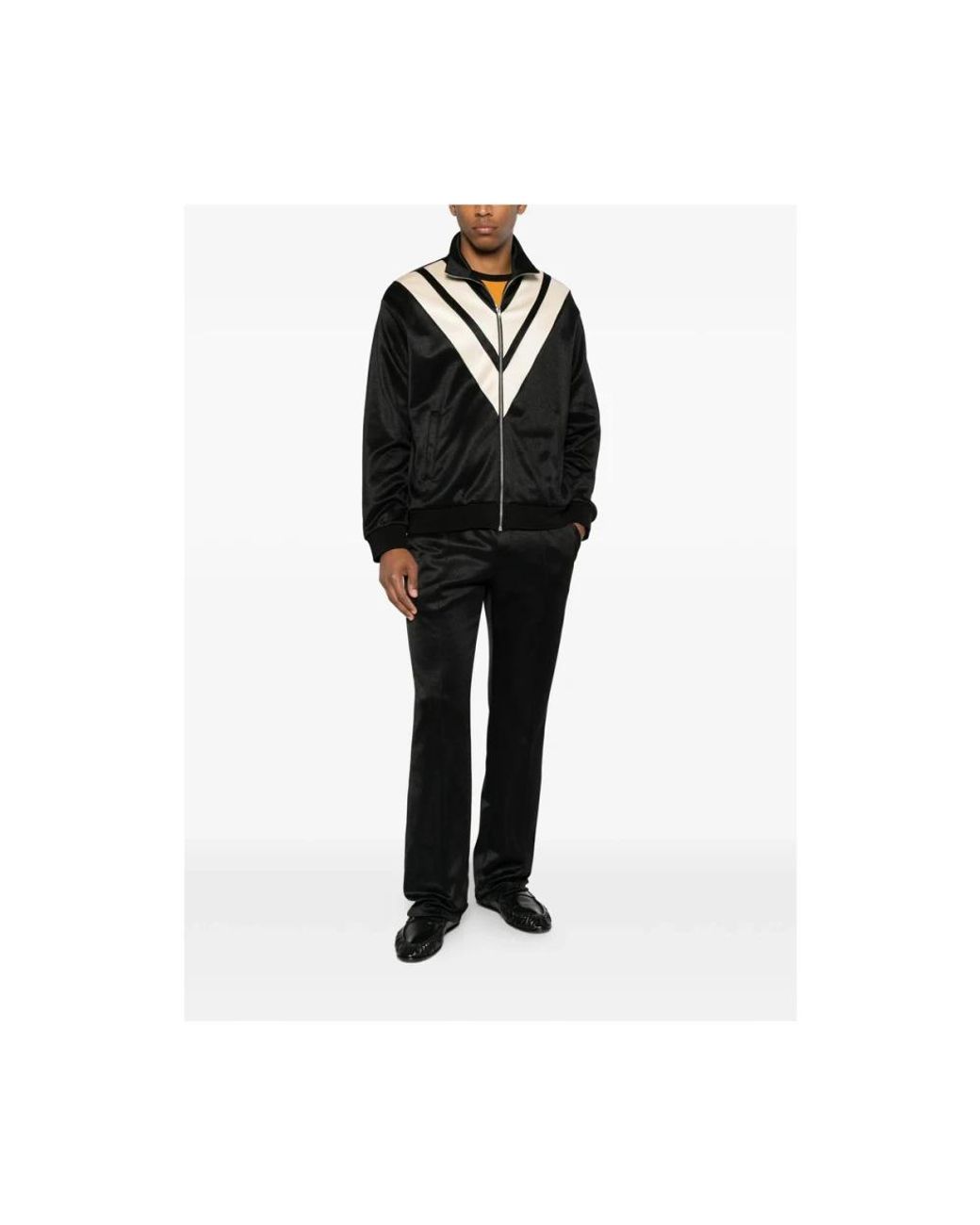 Valentino Black Leather Trousers for men