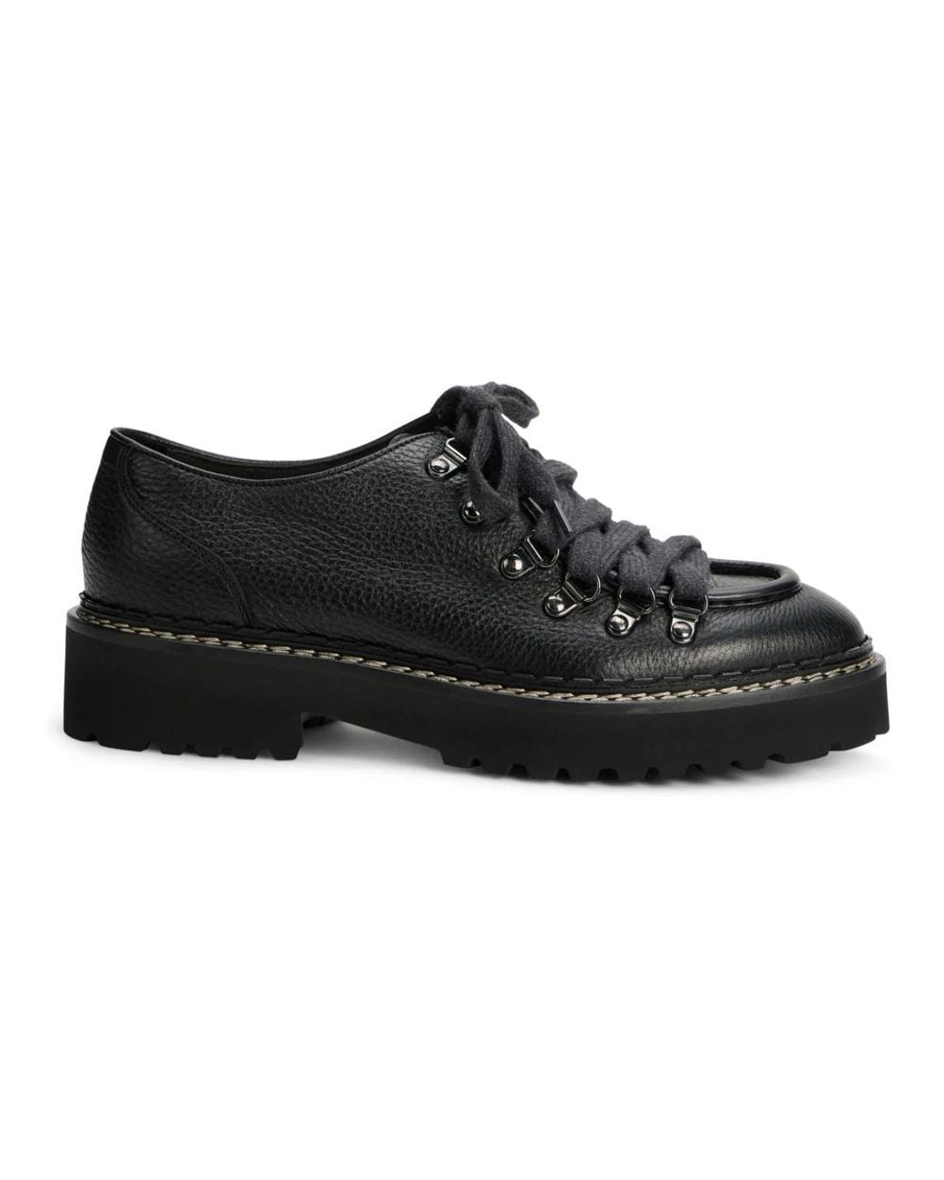 Doucal's Black Laced Shoes