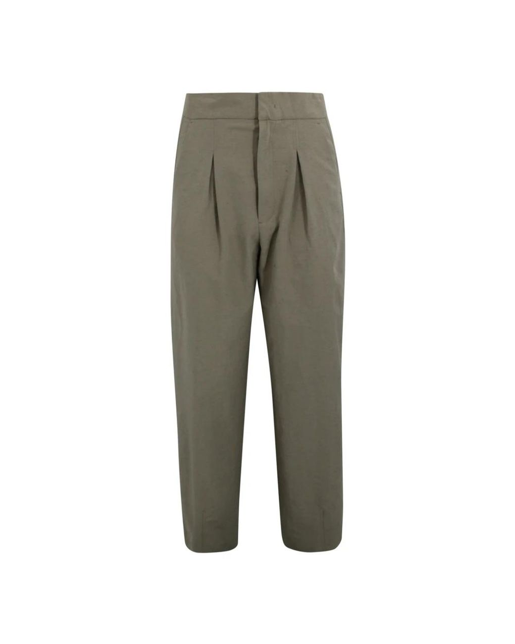 Soeur Gray Cropped Trousers