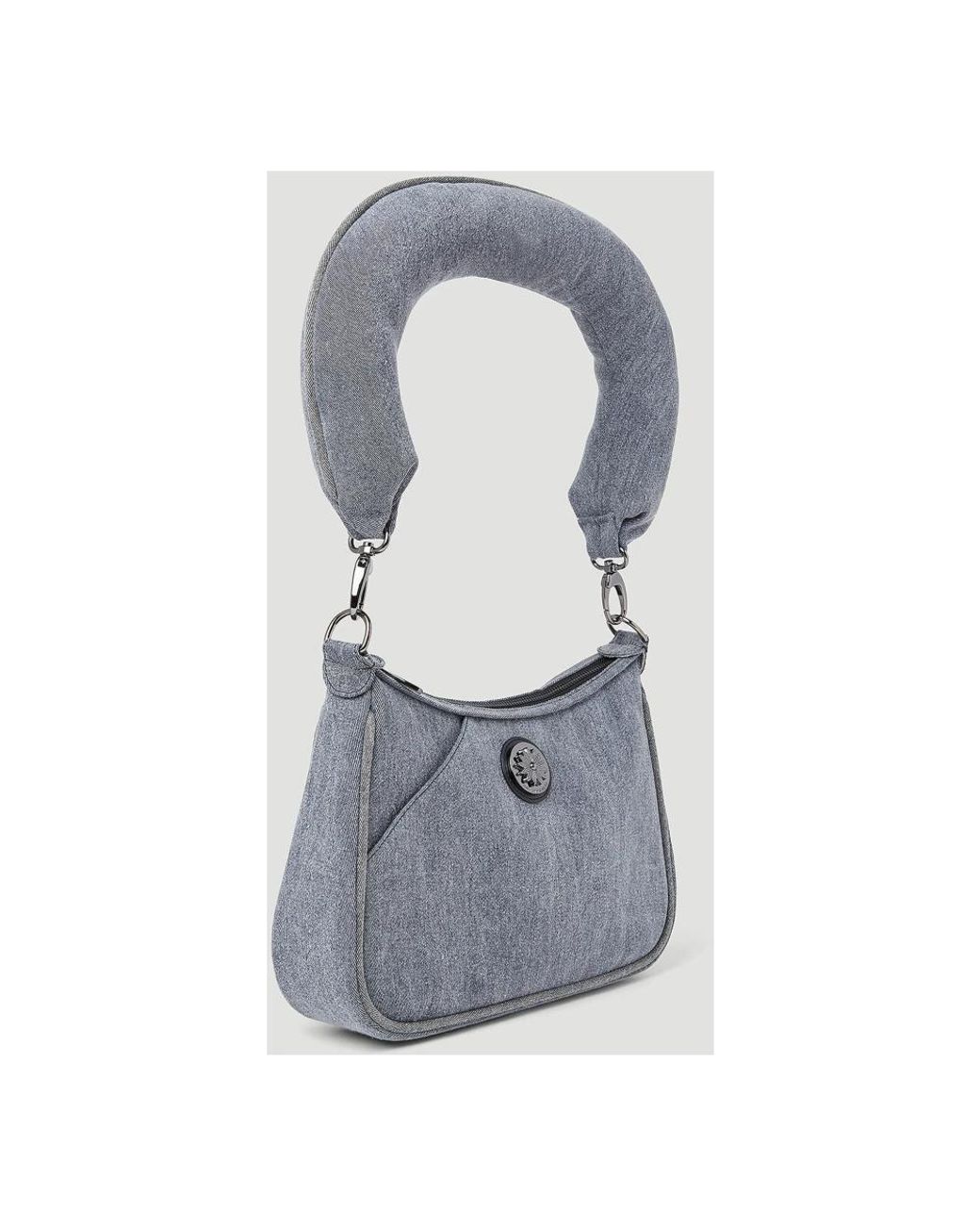 PAULA CANOVAS DEL VAS Gray Shoulder Bags