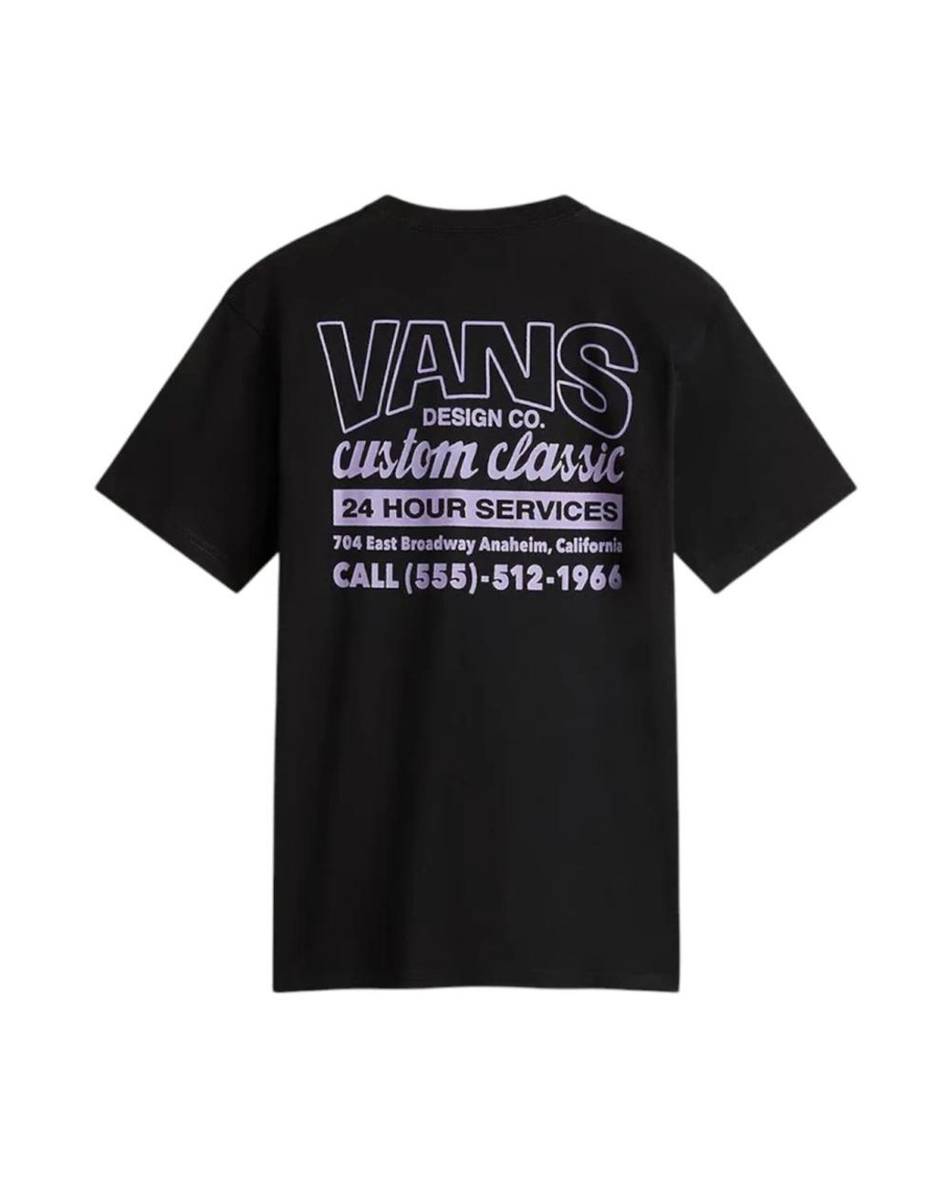 T-Shirts Vans de hombre de color Black