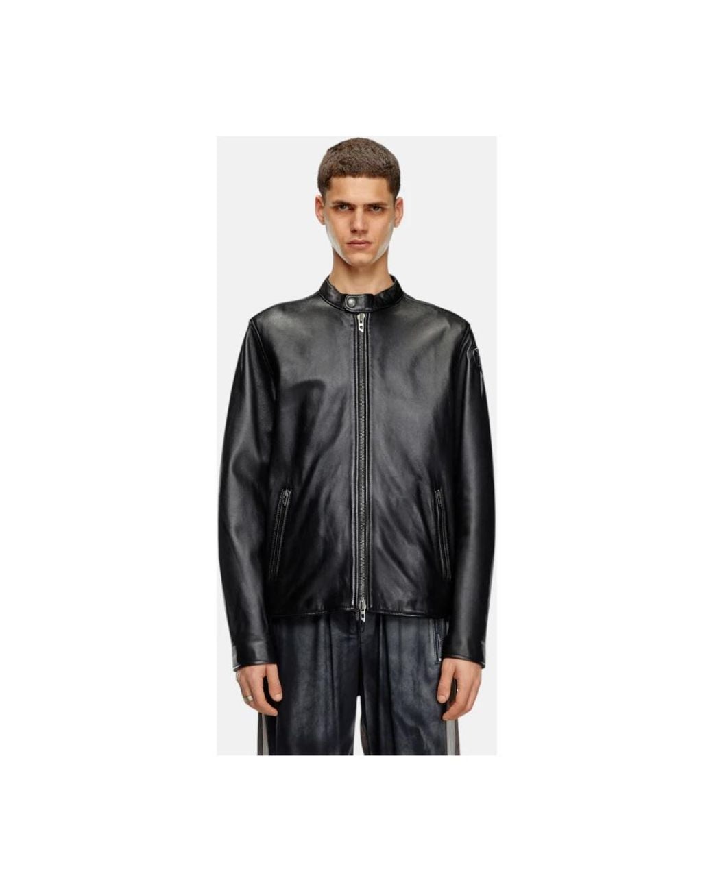 DIESEL Blue Jackets for men
