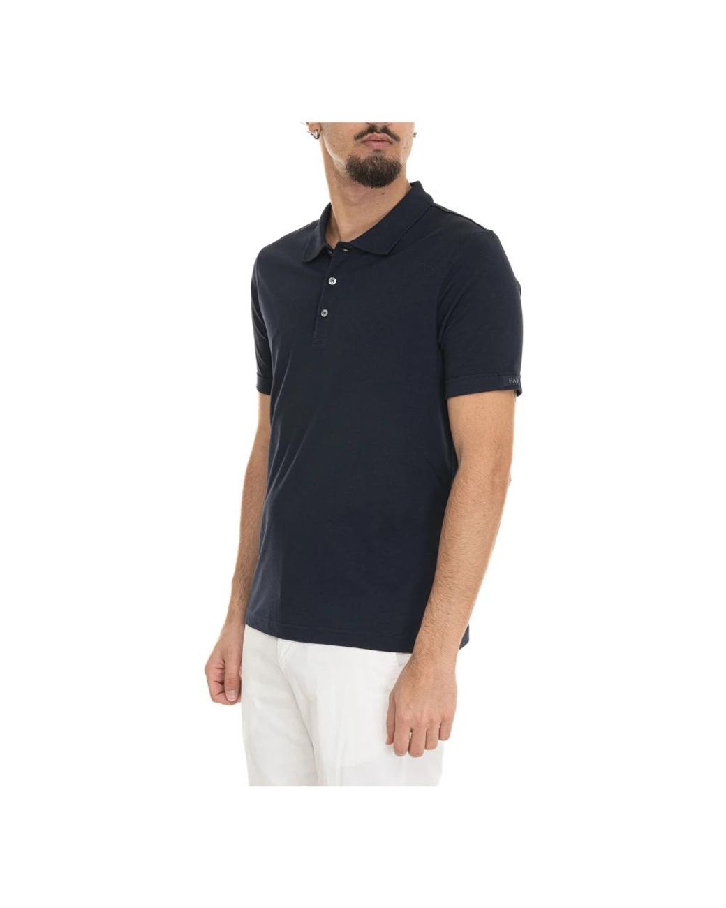 Fay Blue Polo Shirts for men