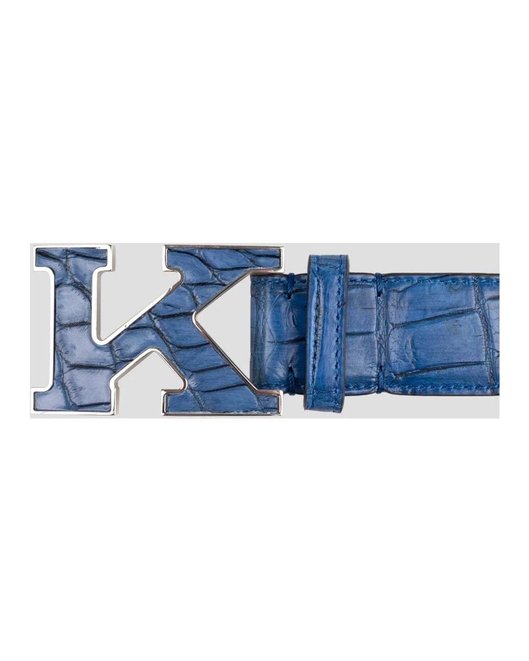 Belts di Kiton in Blue da Uomo