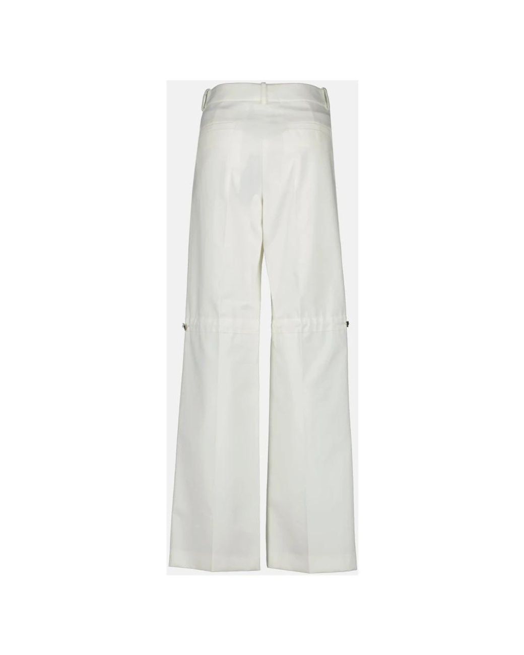 Fendi White Wide Trousers