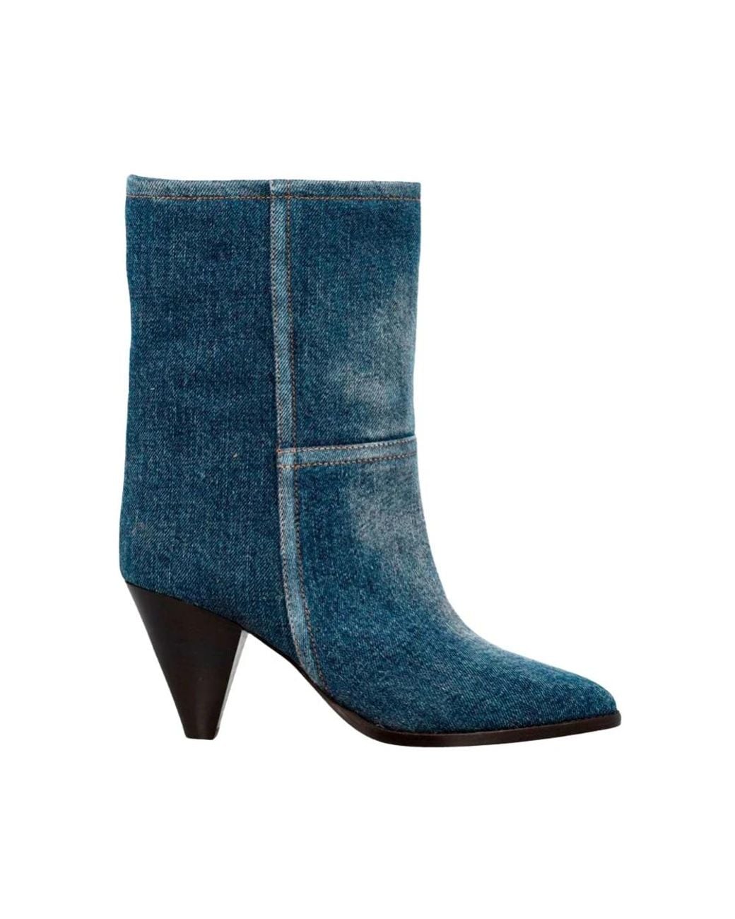 Isabel Marant Blue Heeled Boots