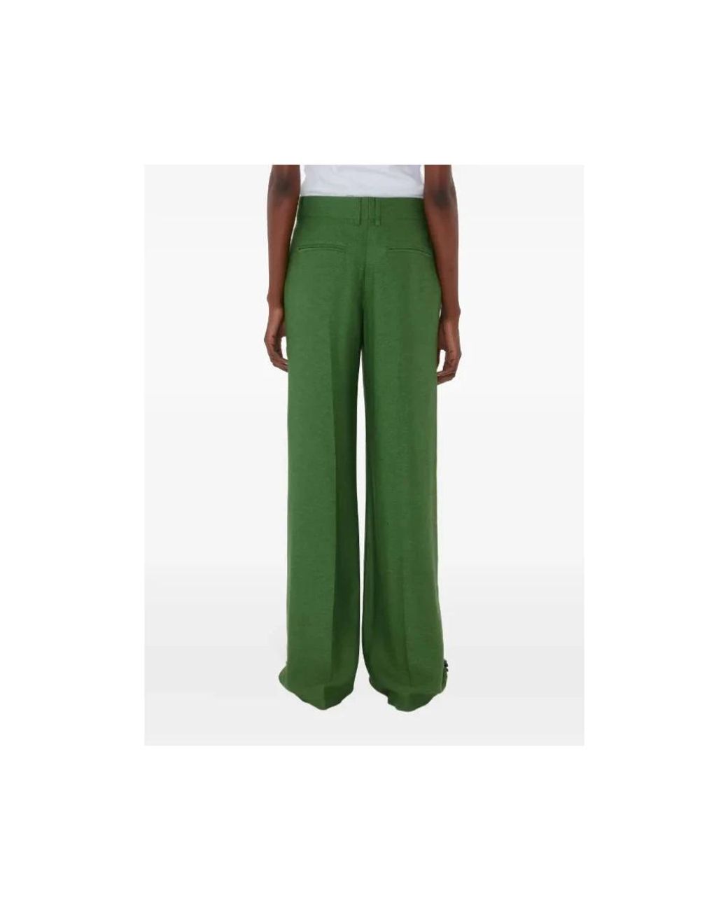 J.W. Anderson Green Wide Trousers